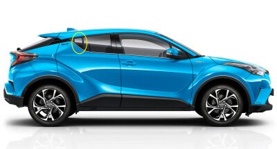 Стекло боковое TOYOTA C-HR 2016-2023 ZYX10 RQ/RH 
Бренд: BENSON Тонированное