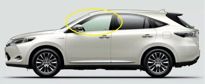 Стекло боковое TOYOTA HARRIER 2013-2020 XU60 FD/LH фурнитура, 
Бренд: BENSON