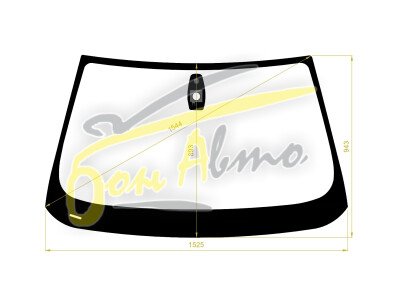 Стекло лобовое BMW 5-SERIES 2003-2010 (E60-2008-4d sed) место под датчик дождя (круг) 
Бренд: BENSON с синей полосой