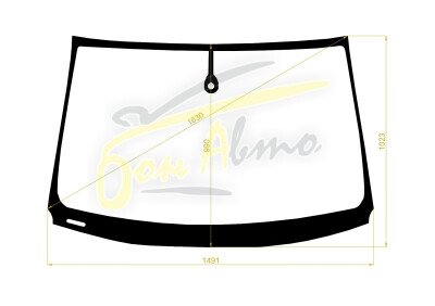 Стекло лобовое AUDI Q7 2005-2015 (4LB) место под датчик дождя, 
Бренд: ZDG с серой полосой