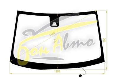 Стекло лобовое DAIHATSU BOON 2016- (M700) обогрев щеток, место под 1 камеру, фурнитура, 
Бренд: FYG