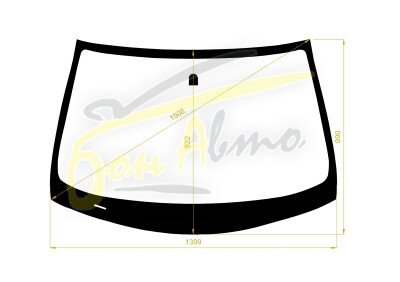 Стекло лобовое NISSAN SKYLINE 2006-2014 (V36-4d sed) 
Бренд: BENSON с серой полосой