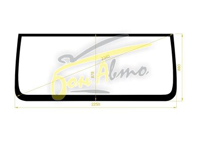 Стекло лобовое MAN TGX-SERIES 2007- (wide-2250*880) 
Бренд: КМК с синей полосой