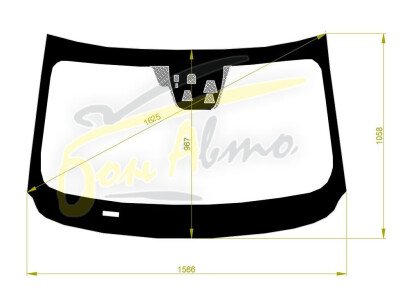 Стекло лобовое MAZDA CX-9 2016- (TC-LHD) место под 3 камеры, место под датчик дождя, 
Бренд: BENSON