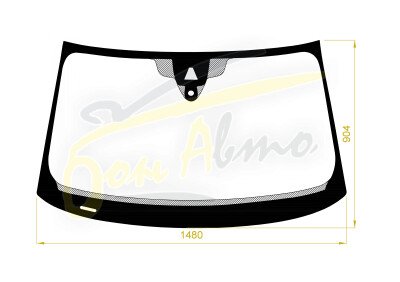 Стекло лобовое AUDI A3 2012-2020 (8V1-2018-3d h/b) место под 1 камеру, место под датчик дождя, молдинг, фурнитура, 
Бренд: BENSON