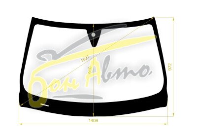 Стекло лобовое INFINITI EX25/35/37 2007-2013 (J50-RHD) место под датчик дождя 
Бренд: BENSON с синей полосой