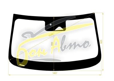 Стекло лобовое HAVAL JOLION 2020- (SUV-LHD) место под 1 камеру, место под датчик дождя, 
Бренд: КМК с синей полосой