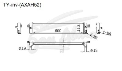 Радиатор инвертора TOYOTA RAV 4 2018- (AXAH52)(гибрид) (A25A-FXS) 
Бренд: TONGSHI PL22