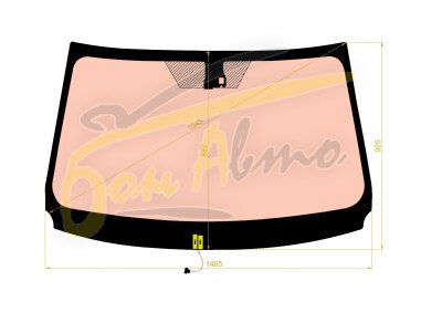 Стекло лобовое TOYOTA RAV 4 2013-2018 (ASA40-LHD) полный обогрев, место под датчик дождя, 
Бренд: КМК с синей полосой