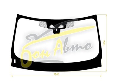 Стекло лобовое JAGUAR F-PACE 2016- (X761-LHD-2021) место под 2 камеры, место под датчик дождя, молдинг, фурнитура, 
Бренд: BENSON