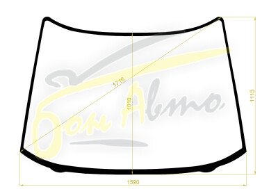 Стекло лобовое TOYOTA PREVIA 1990-1999 (TCR10-wide) 
Бренд: ZDG