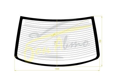 Стекло заднее с обогревом TOYOTA ALTEZZA 1998-2005 (GXE10) 
Бренд: BENSON