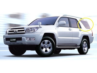 Стекло боковое TOYOTA HILUX SURF 2002-2009 N210 SW/LH/H/X антенна, 
Бренд: BENSON Тонированное