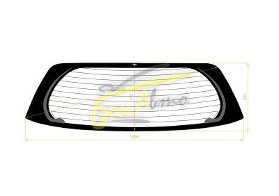 Стекло заднее с обогревом TOYOTA VITZ 1999-2005 (SCP10) 
Бренд: BSG