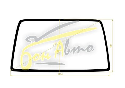 Стекло лобовое HONDA ACTY 1988-1999 (HA3-4/HH3-4) 
Бренд: BENSON