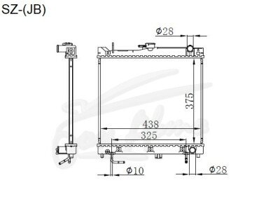 Радиатор MAZDA AZ-OFFROAD 1998-2014 (JB23) (K6) 
Бренд: TONGSHI AL32AT