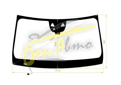 Стекло лобовое MERCEDES GLE COUPE 2019- (C167-LHD) обогрев щеток, место под 2 камеры, место под датчик дождя, молдинг, акустическое, 
Бренд: BENSON