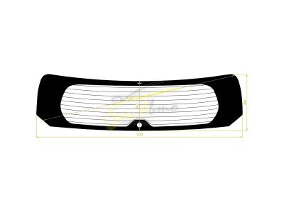 Стекло заднее с обогревом TOYOTA AURIS 2012-2018 (E180) 1 отверстие 
Бренд: FYG