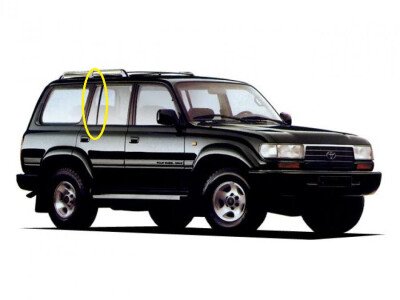 Стекло боковое TOYOTA LAND CRUISER 1990-1997 FJ80 RQ/RH 
Бренд: BSG