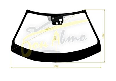 Стекло лобовое MAZDA CX-5 2012-2017 (KE-LHD) место под 2 камеры, место под датчик дождя, 
Бренд: КМК с синей полосой