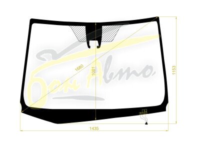 Стекло лобовое TOYOTA NOAH 2014-2022 (ZR80-RHD) обогрев щеток, место под 1 камеру, 
Бренд: BENSON