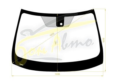 Стекло лобовое NISSAN X-TRAIL 2013-2021 (T32-LHD) место под датчик дождя 
Бренд: КМК