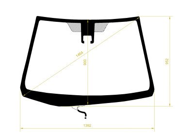 Стекло лобовое TOYOTA ALLION 2007- (NZT260-RHD-2016) обогрев щеток, место под 1 камеру, 
Бренд: ZDG с серой полосой