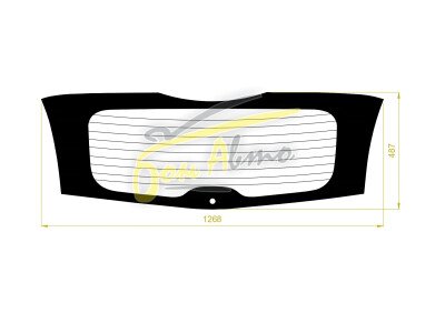 Стекло заднее с обогревом MAZDA PREMACY 2005-2010 (CR) 1 отверстие 
Бренд: BSG