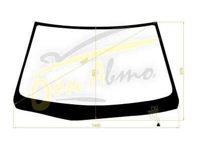 Стекло лобовое TOYOTA MARK II WAGON BLIT 2000-2007 (RX110-RHD) обогрев щеток 
Бренд: BENSON