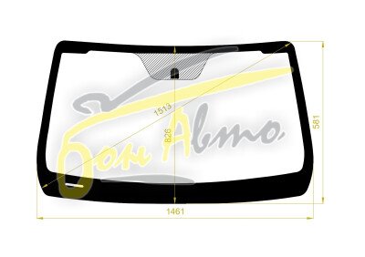 Стекло лобовое ISUZU D-MAX 2020- (RG-зерк2) 
Бренд: BENSON с синей полосой