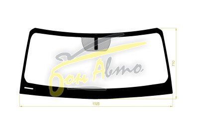 Стекло лобовое TOYOTA LAND CRUISER PRADO 2023- (J250) молдинг, 
Бренд: BENSON