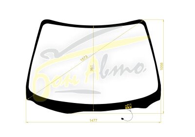 Стекло лобовое NISSAN BASSARA 1999-2003 (JU30-RHD) обогрев щеток 
Бренд: BSG с серой полосой