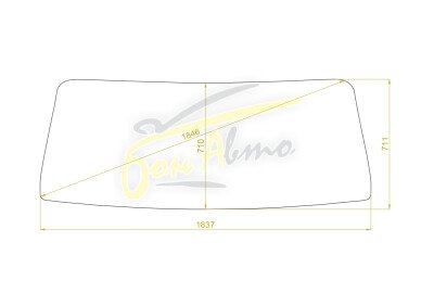 Стекло лобовое MAZDA TITAN 1989-2000 (WG#/T3500S) 1837*711*1846 широкая кабина 
Бренд: BSG