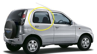 Стекло боковое DAIHATSU TERIOS KID 1998-2012 (J100) RD/RH 
Бренд: BSG Тонированное