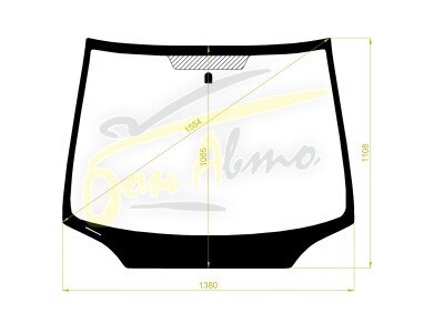 Стекло лобовое ACURA CSX 2005-2011 (FD1-4d sed) 
Бренд: BSG