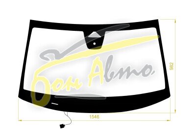 Стекло лобовое HONDA CR-V 2023- (RS-LHD) обогрев щеток, место под 1 камеру, место под датчик дождя, молдинг, 
Бренд: BENSON