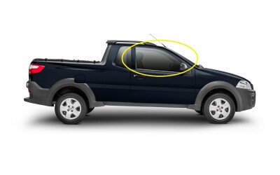 Стекло боковое NISSAN NP200 2005 2 отверстия FD/RH 
Бренд: BSG