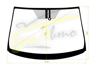 Стекло лобовое TOYOTA VERSO 2009-2016 (#R2#) место под датчик дождя, 
Бренд: BENSON