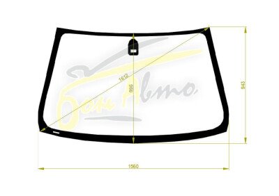 Стекло лобовое BMW X5 2000-2006 (E53) место под датчик дождя 
Бренд: КМК с синей полосой