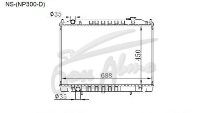 Радиатор NISSAN NP300 2008-2015 (D22) (YD25) 
Бренд: TONGSHI PL32AT