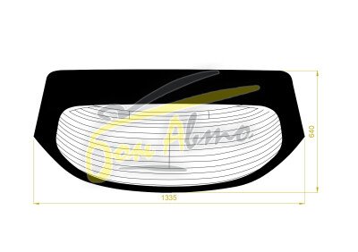 Стекло заднее с обогревом HONDA CIVIC 2005-2012 (FN,FK-3d/5d h/b) 
Бренд: FYG