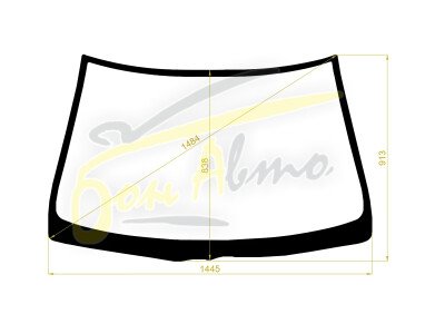 Стекло лобовое TOYOTA CRESTA 1992-1996 (GX90-RHD) 
Бренд: КДМ с синей полосой