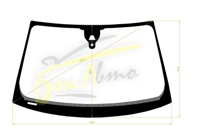 Стекло лобовое AUDI S4 2007-2015 (B8-4d sed) место под 1 камеру, место под датчик дождя, молдинг, 
Бренд: BENSON