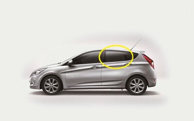 Стекло боковое HYUNDAI SOLARIS 2010-2017 (RB-5d h/b) RD/LH 
Бренд: BENSON