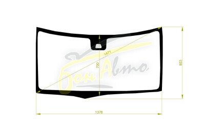 Стекло лобовое DAIHATSU TANTO 2013-2019 (LA600-RHD) место под 1 камеру 
Бренд: BENSON