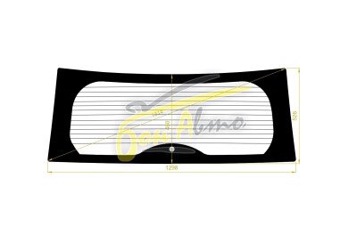 Стекло заднее с обогревом JEEP COMPASS 2007-2017 (MK) 1 отверстие 
Бренд: BSG