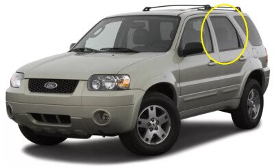 Стекло боковое FORD MAVERICK 2000-2007 TM1 2 отверстия RD/LH 
Бренд: BSG Тонированное