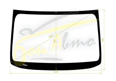 Стекло лобовое NISSAN VANETTE 2009- (M20) 
Бренд: ZDG