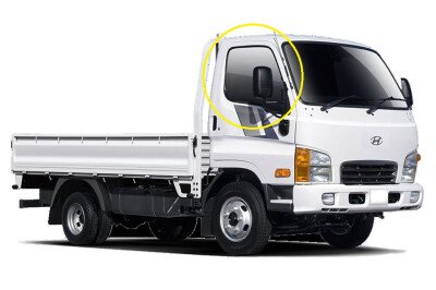 Стекло боковое HYUNDAI HD 1999- (HD65-72/75/78) FD/RH 
Бренд: BSG