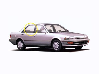 Стекло боковое TOYOTA CARINA 1988-1992 (#T17#) RD/RH 
Бренд: TOYOTA